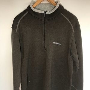 Long Sleeve Quarter 1/4 Zip Pullover Polyester